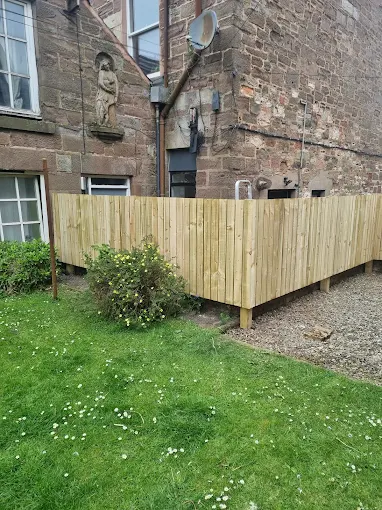 Recent fence build in Montrose