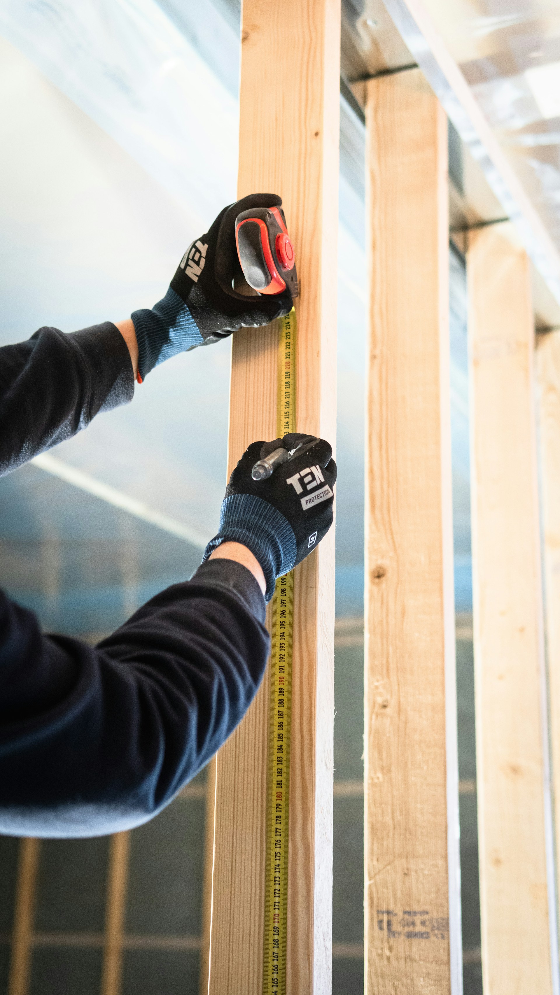 Handyman working on a property